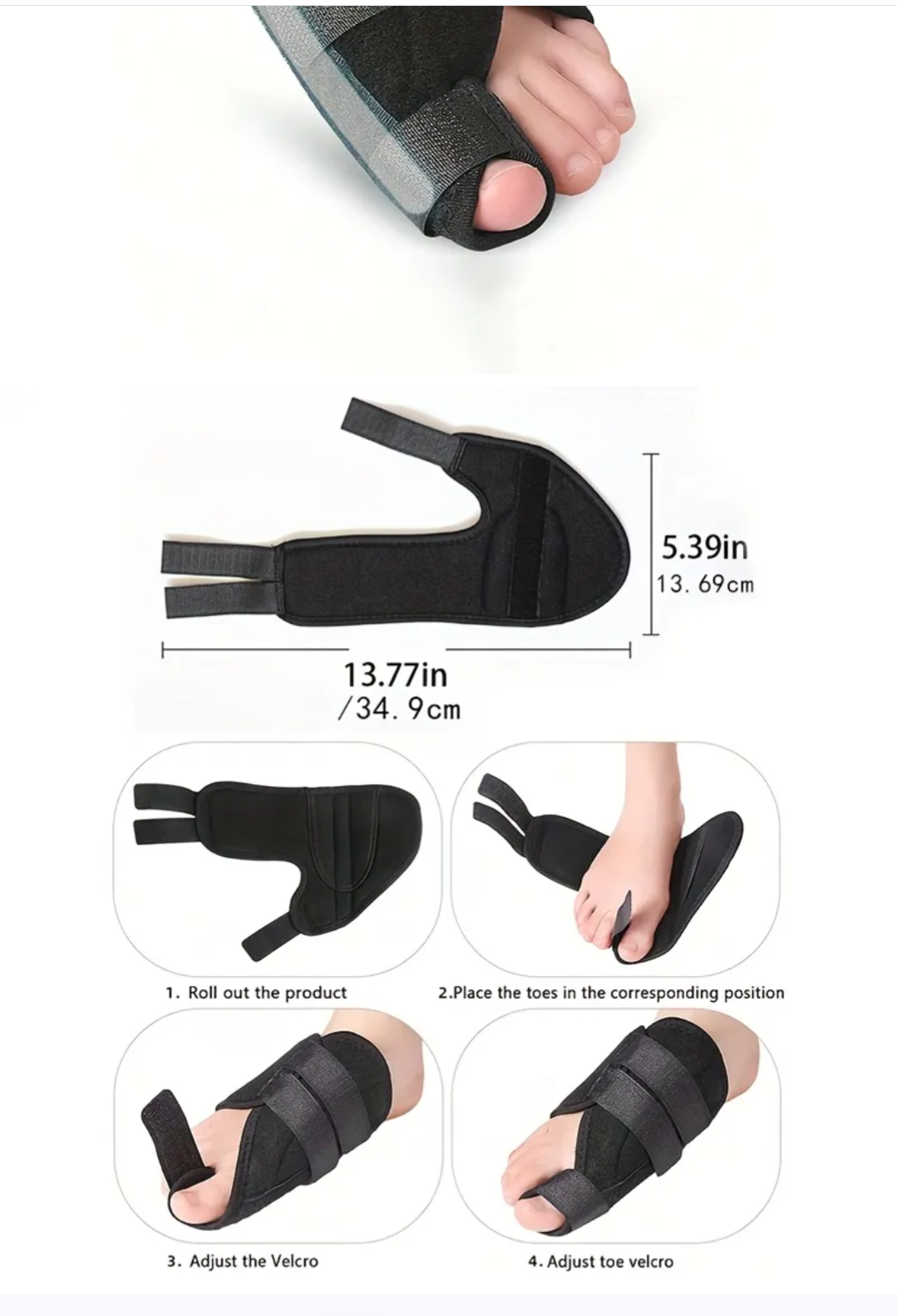 Adjustable Toe Correction Separator