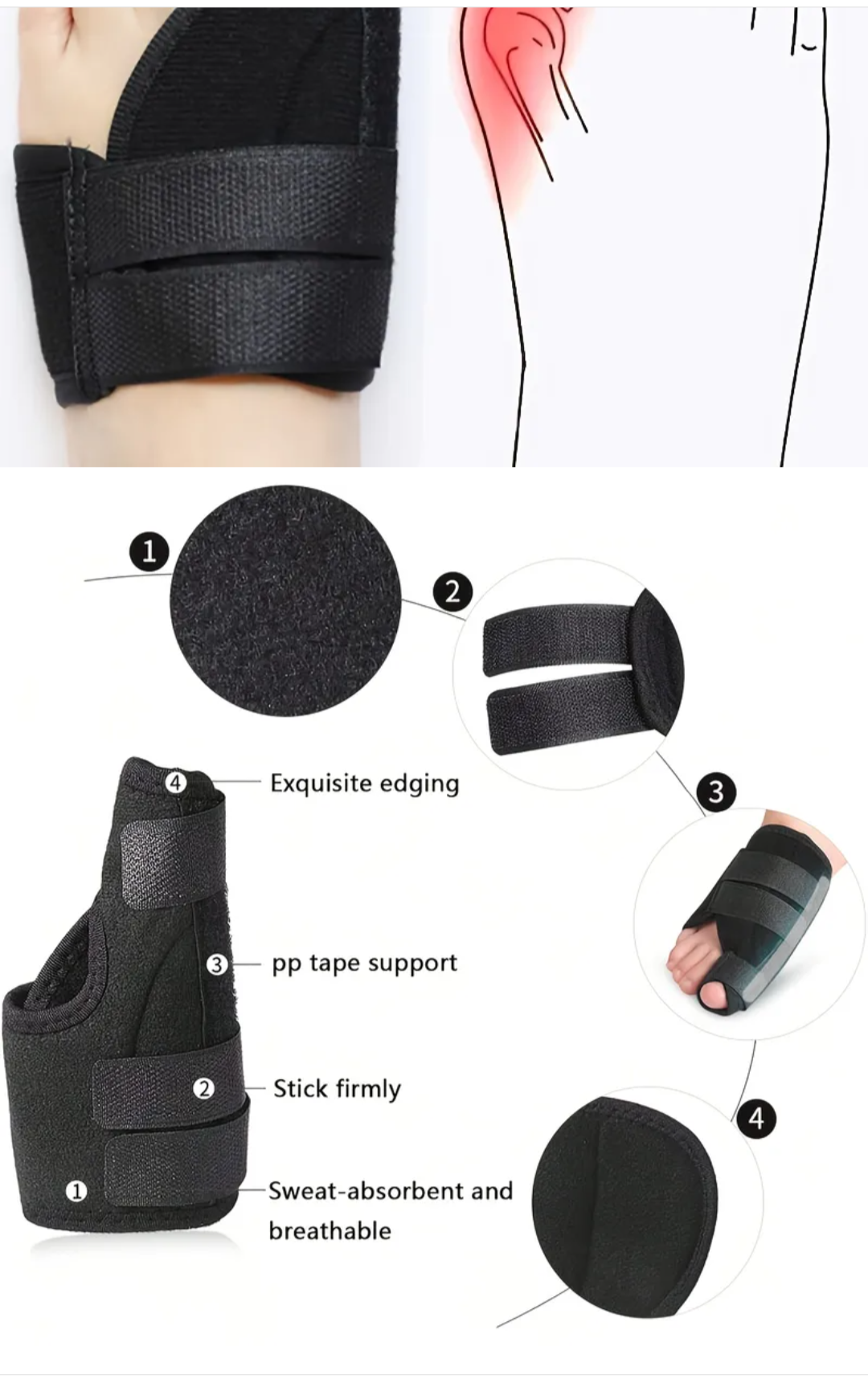 Adjustable Toe Correction Separator
